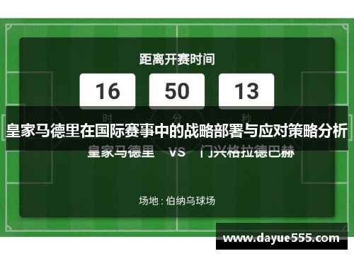 皇家马德里在国际赛事中的战略部署与应对策略分析